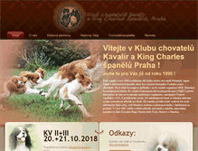 Tablet Screenshot of kavalir-king-klub.org